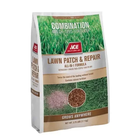 Ace Patch and Repair Tall Fescue Grass Sun or Shade Fertilizer/Mulch/Seed 10 lb