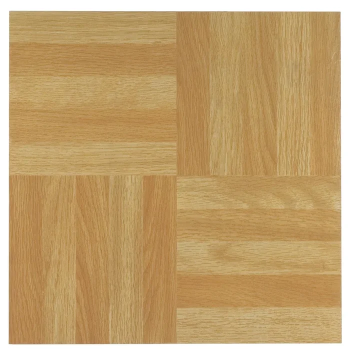 Achim Nexus Four Finger Square Parquet 12-in x 12-in Peel and Stick Vinyl Tile Flooring (20-sq ft)