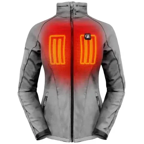 ActionHeat L Women’s Heated Jacket with Charger/Power Source Only Gray