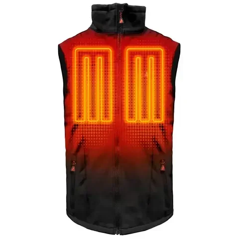 ActionHeat S Sleeveless Men’s Full-Zip Heated Vest Kit Black