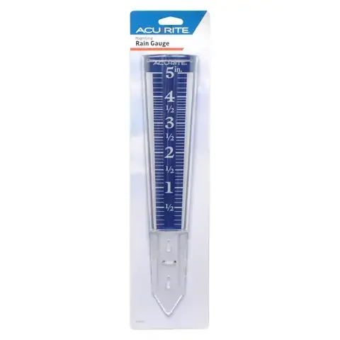 AcuRite Rain Gauge Keyhole 1.5 in. W X 2.8 in. L
