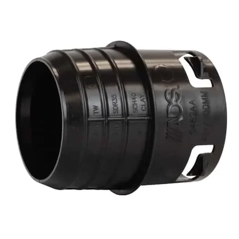 Advanced Drainage Systems 4 in. Slip X 3 in. D Slip Polyethylene 5 in. Corrugated-to-Clay Pipe Adapt
