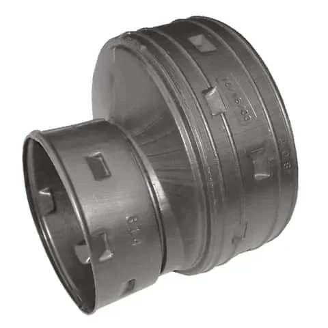 Advanced Drainage Systems 6 in. Snap X 4 in. D Snap Polyethylene 5-1/2 in. Reducing Coupler 1 pk