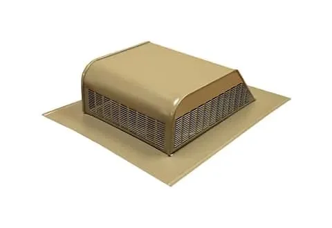 Air Vent 5 in. H X 20.3 in. W X 15.9 in. L Weatherwood Aluminum/Steel Airhawk Roof Vent