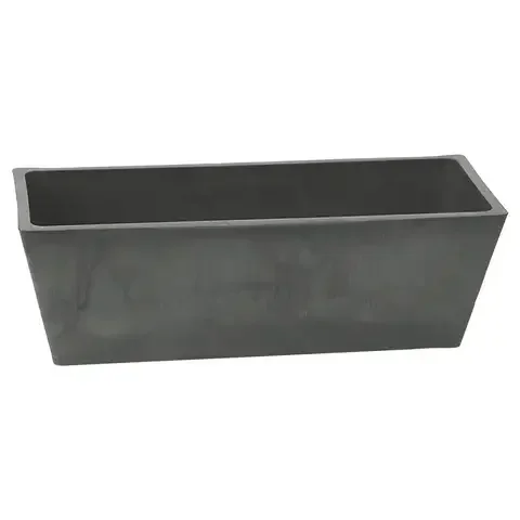 Algreen 7 in. H X 7.5 in. W X 20 in. D Plastic Windowsill Planter Slate