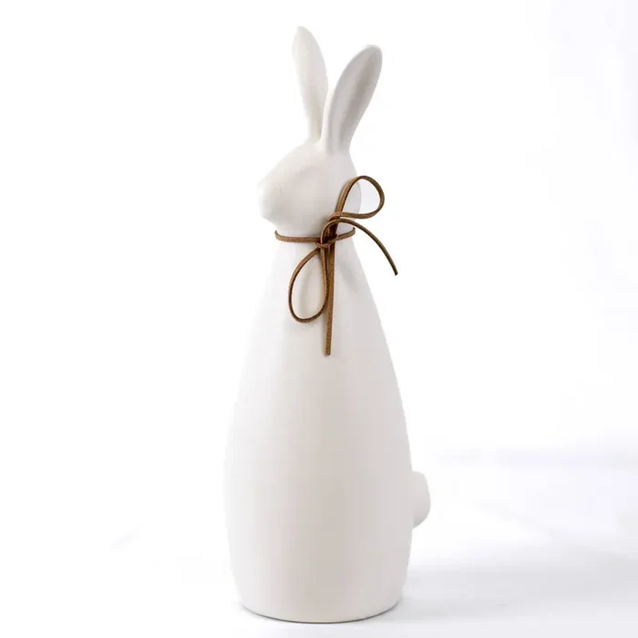 Alice Bunny Décor – White