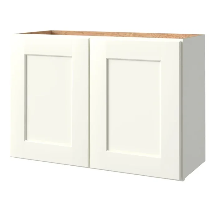 allen + roth Aveley 30-in W x 20.625-in H x 12-in D Linen Wall Fully Assembled Cabinet (Flat Panel Shaker Door Style)