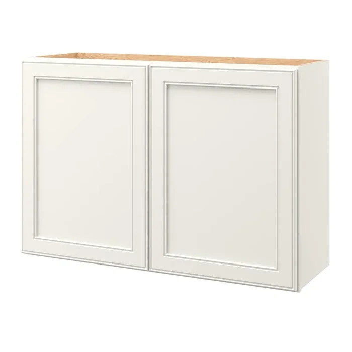 allen + roth McKeller 36-in W x 24.5-in H x 12-in D Linen Wall Fully Assembled Cabinet (Flat Panel Square Door Style)