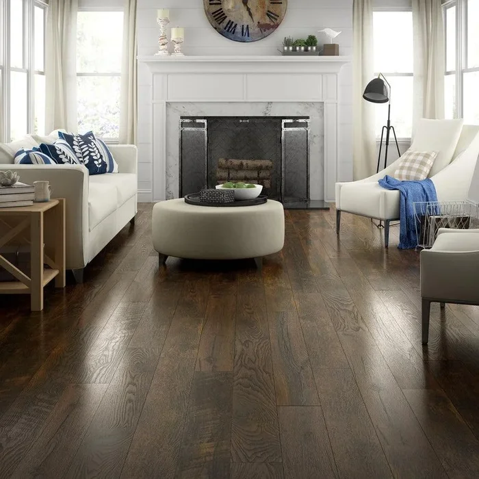 allen + roth Rescued Wood Medley 6.18-in W Embossed Wood Plank Laminate Flooring