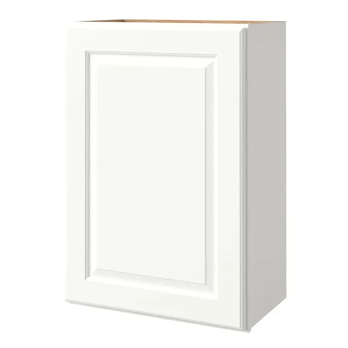 allen + roth Tilson 21-in W x 39.125-in H x 12-in D Linen Wall Fully Assembled Cabinet (Raised Panel Square Door Style)