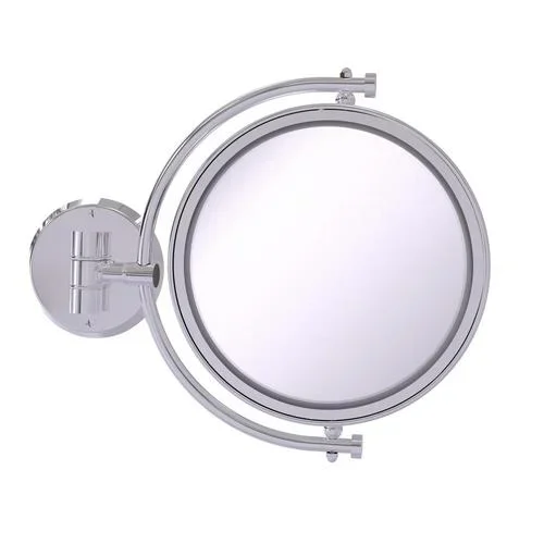 Allied Brass 8-in x 10-in Polished Chrome Double-Sided Magnifying Wall-Mounted Vanity Mirror