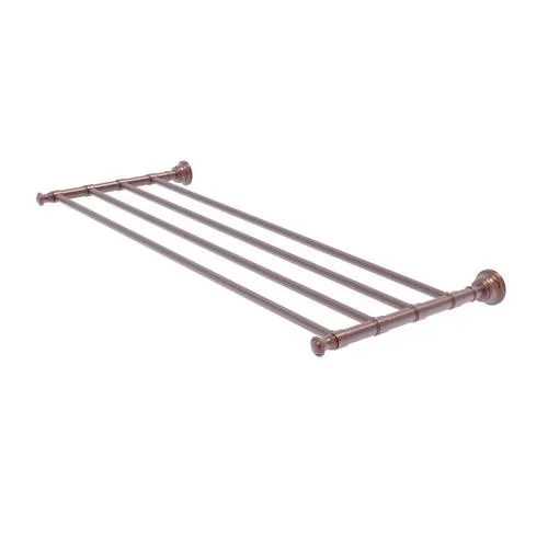 Allied Brass Carolina Collection 30-in Towel Shelf in Antique Copper