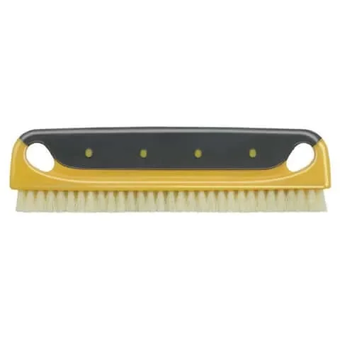 Allway 3/4 in. W X 12 in. L Black/Yellow Polypropylene Smoothing Brush