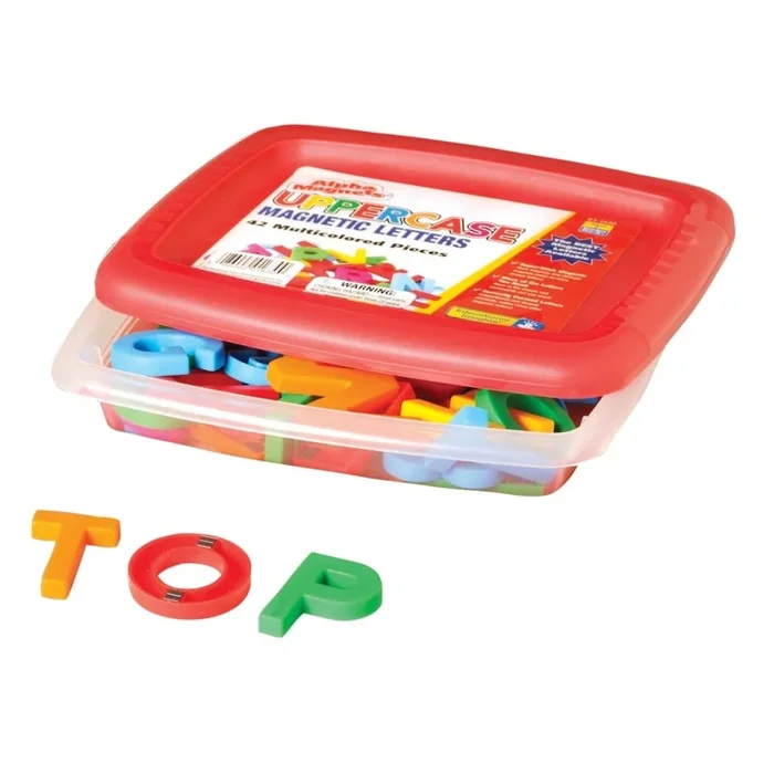Alphamagnets®, Uppercase, Multi-Colored, 42 Pcs