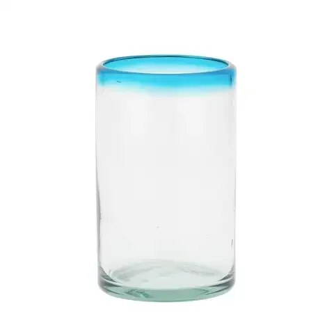 Amici Baja 19 oz Aqua Glass Highball Glass