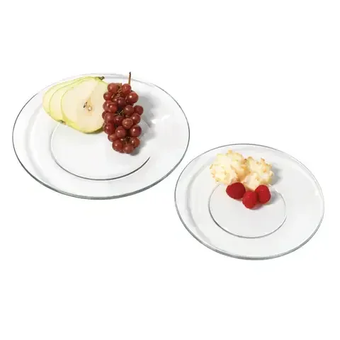 Anchor Hocking Clear Glass Presence Dinner Plate 10 in. D 1 pk