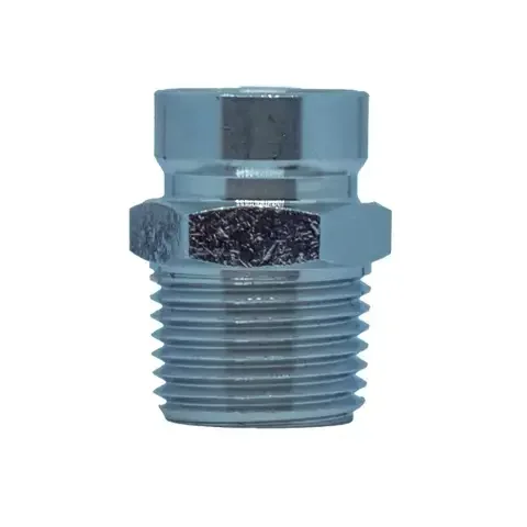 Anderson Metals 1/2 in. MPT in. X 3/8 in. D Female Compression Chrome Adapter