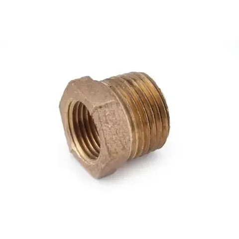 Anderson Metals 3/8 in. MPT in. X 1/4 in. D FPT Red Brass Hex Bushing