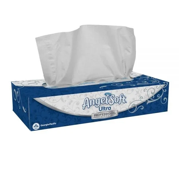 Angel Soft By Gp Pro Ultra Professional Series 2-Ply Facial Tissue