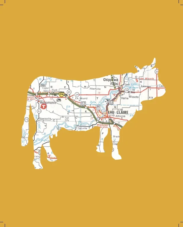 Animal Map Mini Print