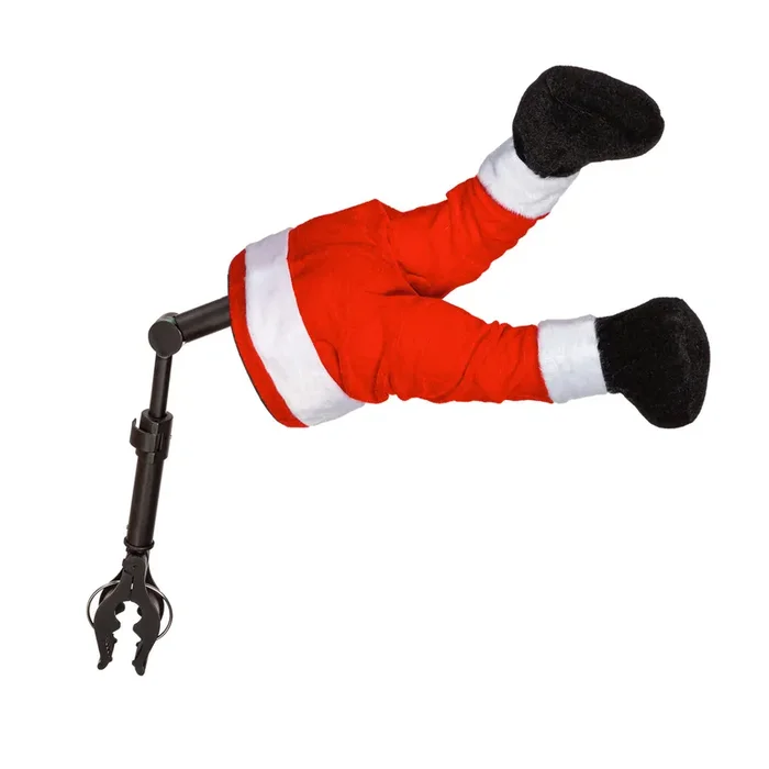 Animated Kicking Santa Legs