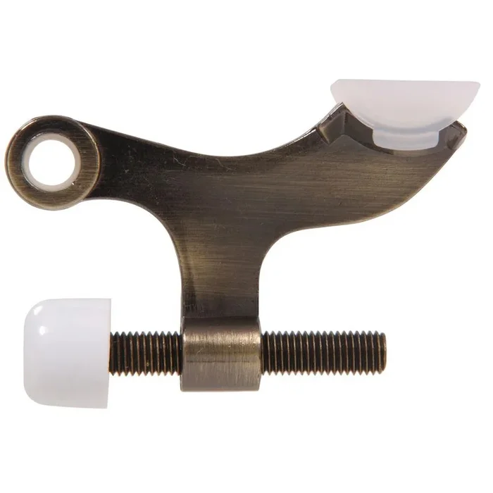 Antique Brass Hinge Pin Door Stop for Hollow Core Doors (5-Pack)