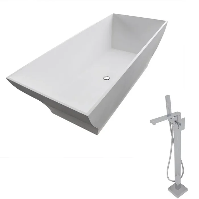 ANZZI Crema FT509-0028 FreeStanding Bathtub
