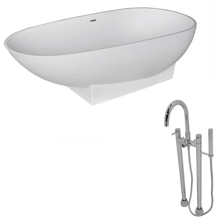 ANZZI Volo FT506-0027 FreeStanding Bathtub