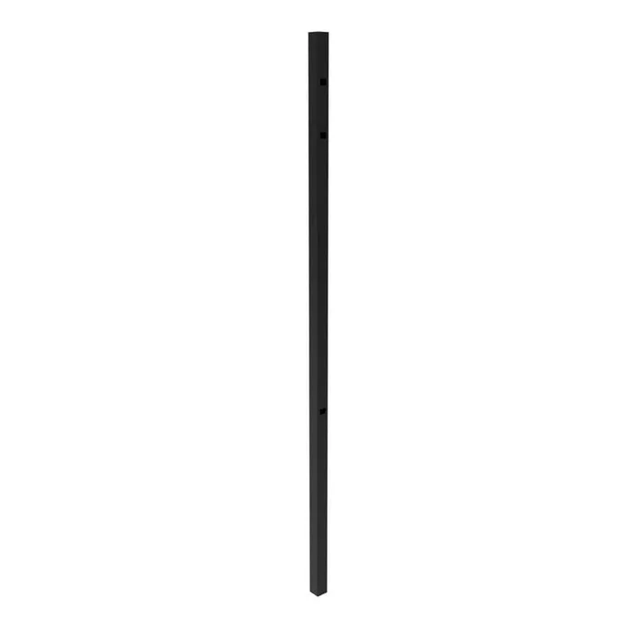AP-SP3 60″ – 2″ X 84″ EP (.060)-T3 Athens 2-in x 2-in x 7-ft Gloss Black Aluminum Pressed Spear Fence End Post