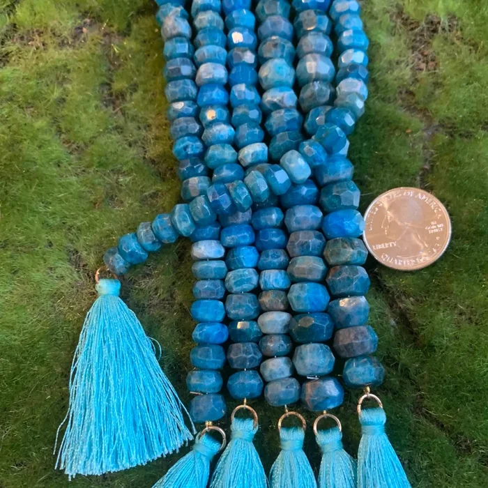Apatite – Faceted Rondelles