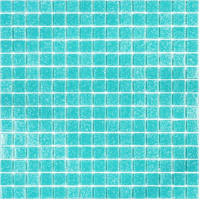 Apollo Tile Dune Neon Aqua Green 12-in x 12-in Glossy Glass Uniform Squares Floor and Wall Tile (20-sq. ft/ Carton)