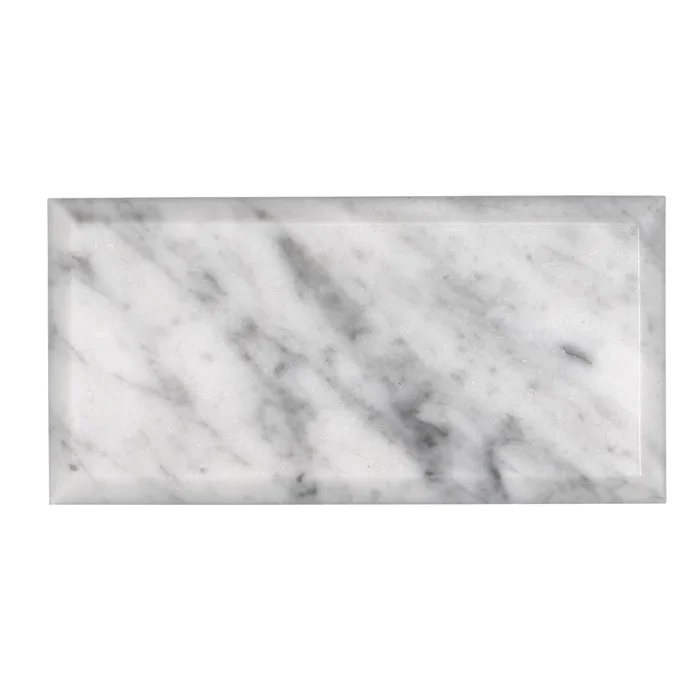 Apollo Tile (Sample) White 3-in x 6-in Polished Marble Floor and Wall Tile