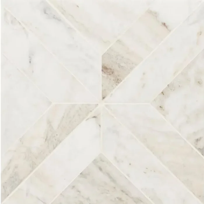 Arabescato Venato White 12 in. x 12 in. x 10mm Honed Mosaic Marble Floor and Wall Tile (10 sq. ft./Case)