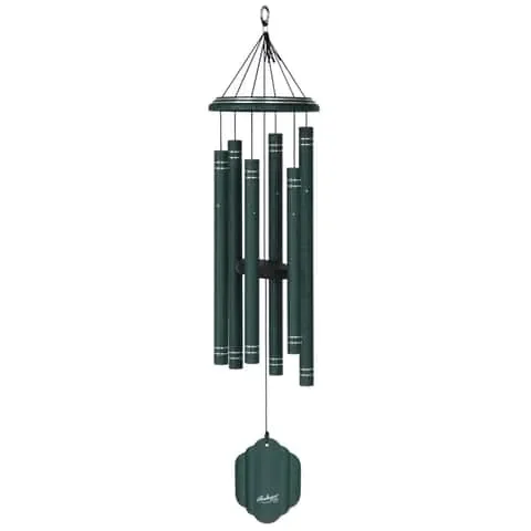 Arabesque Emerald Aluminum 36 in. Wind Chime