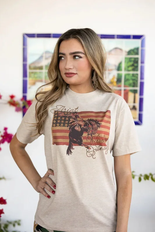 Ariat Women’s Flag Rodeo Quincy T-Shirt