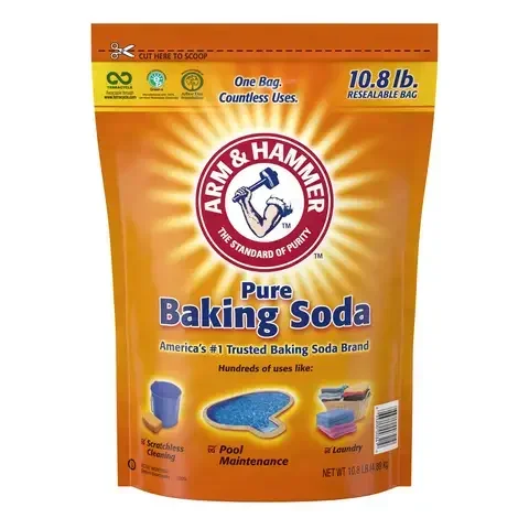 Arm & Hammer No Scent Organic Baking Soda Cleaner Powder 10.8 lb