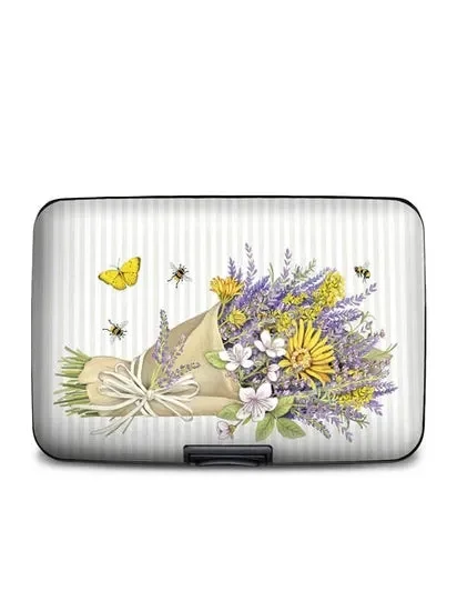 Armored Wallet Mary Lake Lavender Bouquet 71655