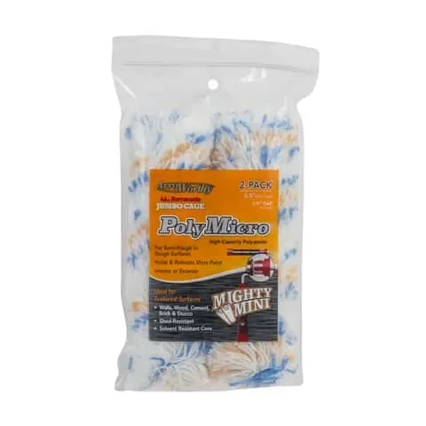 ArroWorthy Barracuda Poly Micro 6.5 in. W X 3/4 in. Jumbo Paint Roller Cover 2 pk