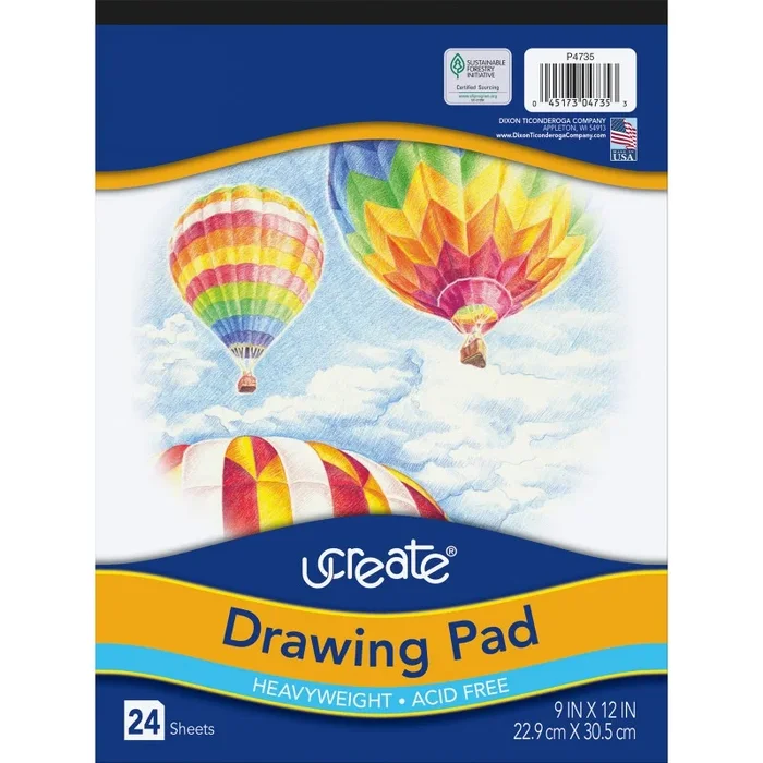 Art1st Drawing Pad 9X12 24 Sht Wht