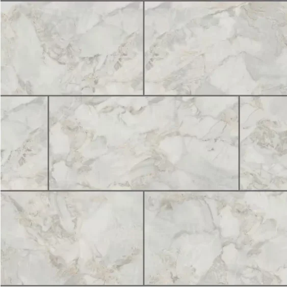 Ashen Grove Marble 22 MIL x 18.5 in. W x 37 in. L Click Lock Waterproof Vinyl Tile Flooring (19.1 sq. ft./case)