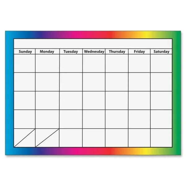 Ashley 1-Month Dry Erase Magnetic Calendar
