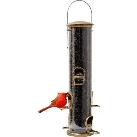 Aspects Aspects Songbird 3.5 qt Polycarbonate Big Tube Hanging Bird Feeder 6 ports