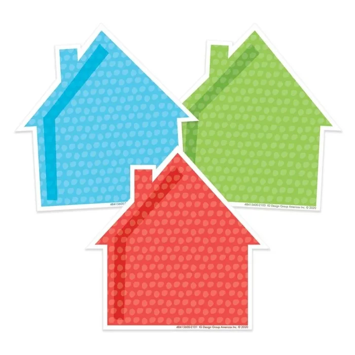 Assorted Houses Paper Cut-Outs A Teachable Town
