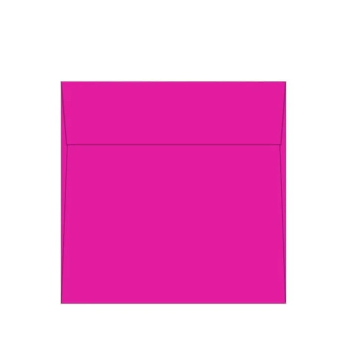 Astrobrights – 7 X 7 Square Envelopes (7-X-7-Inches) – Fireball Fuchsia – 1000 Pk
