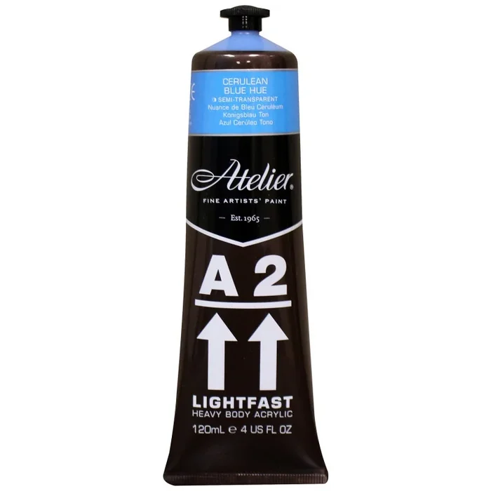 Atelier Cerulean Blue Hue Acrylic A2 Heavybody Lightfast