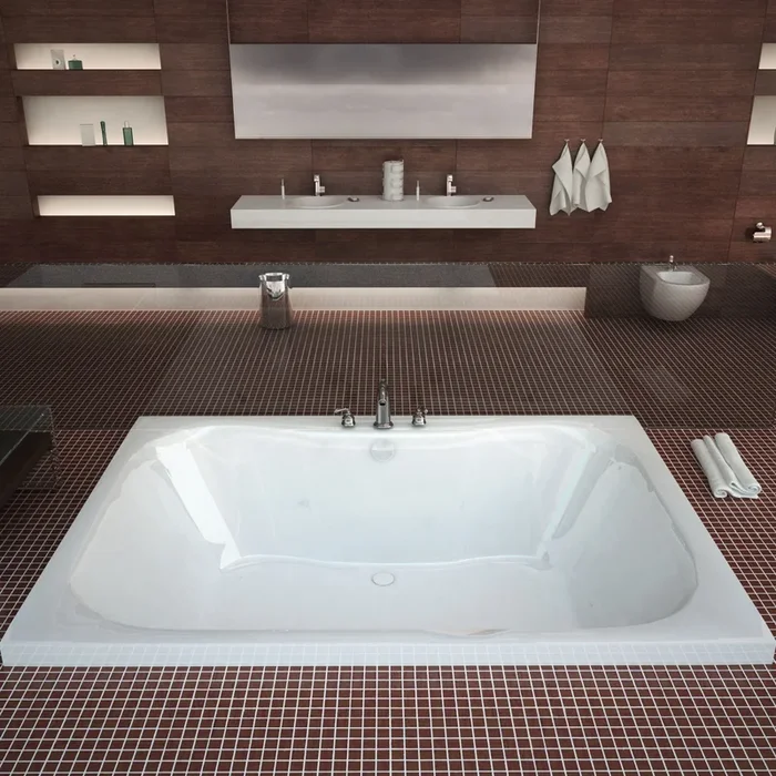 Atlantis Whirlpools 4860N Neptune 48 x 60 Rectangular Soaking Bathtub