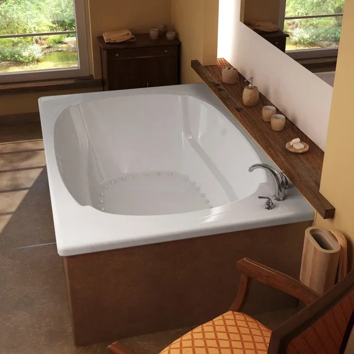 Atlantis Whirlpools 4872CAR Charleston 48 x 72 Rectangular Air Jetted Bathtub