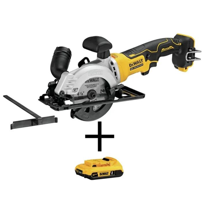 ATOMIC 20-Volt MAX Cordless 4-1/2 in. Circular Saw with Bonus Battery