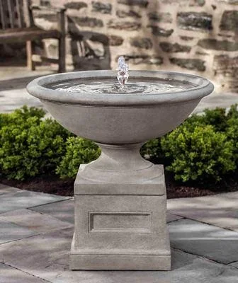Aurelia Outdoor Birdbath Garden Water Fountain