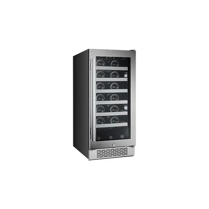 Avallon 27-Bottle Capacity Stainless Steel Built-In/Freestanding Wine Chiller